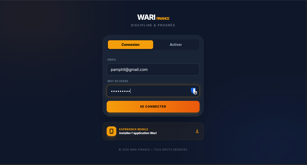 Wari-Finance : Contrôle ton argent avant qu’il ne disparaisse. - Aperçu 3